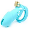 Generique Cage de chasteté Silicone Bran 9 x 3cm Bleue